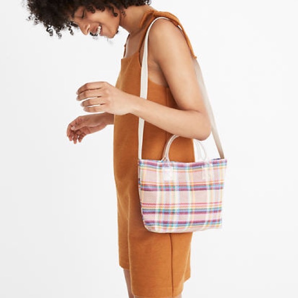 Madewell Woven Beach Tote Dandelion Multi Small - Picture 1 of 9